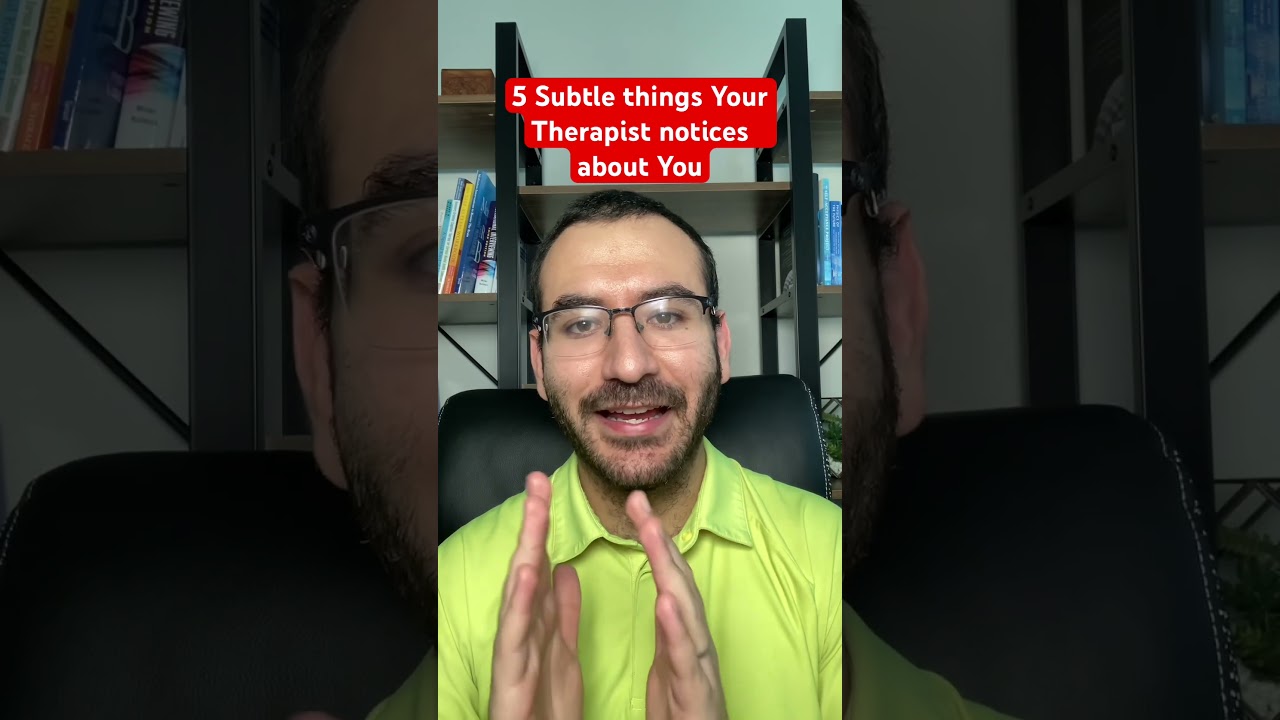 5 тонких вещей, которые ваш терапевт замечает в вас