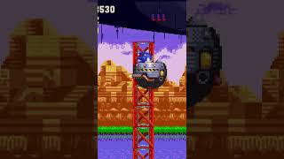 Defeating the second part of the final boss in sonic 3 #sonic #sonicthehedgehog #sonic3
