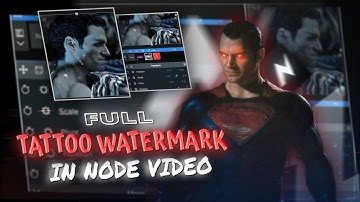 Ae inspired  "Motion Tracked WATERMARK" in Node video