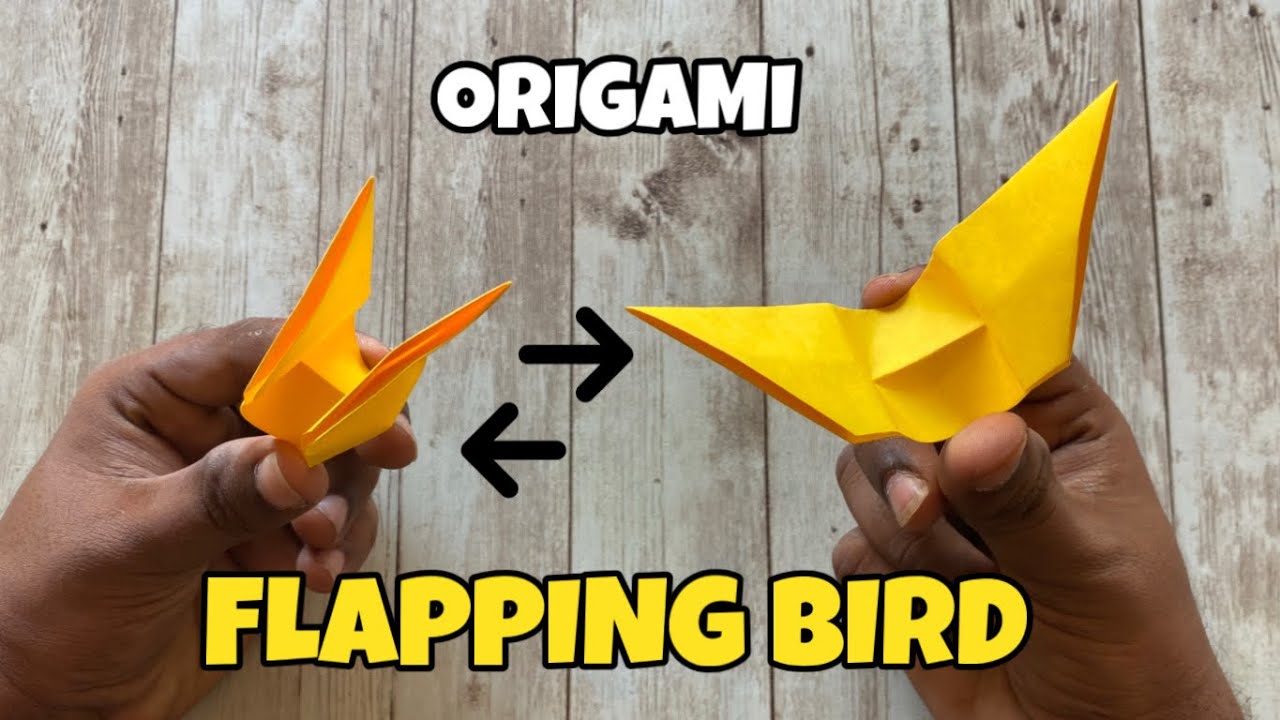 How to Make a Flapping Bird Origami | Easy Paper Bird - YouTube