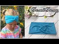 Повязка Тюрбан на голову из трикотажа (ИЗ ОДНОЙ ДЕТАЛИ) /Turban Inspired Headband