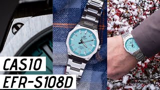 Casio Edifice EFR-S108D Tiffany Watch Review