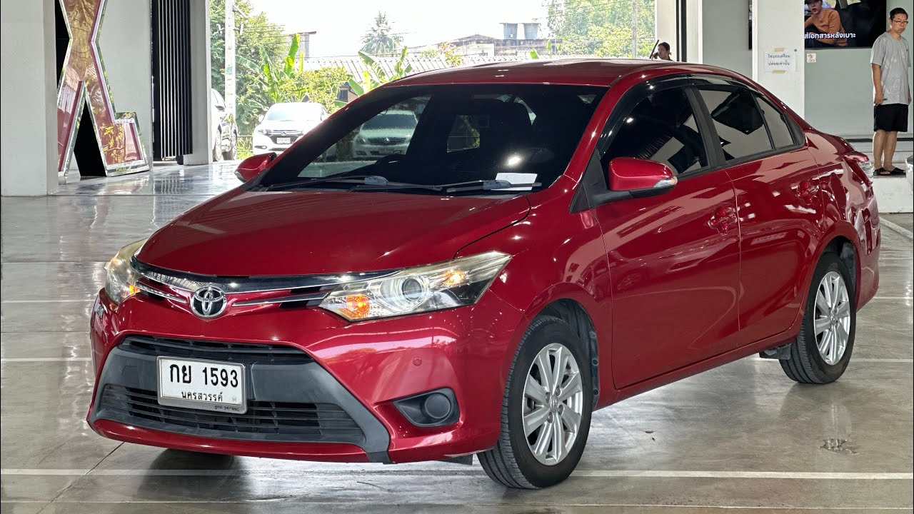 วีออสตัวท็อป สีพิเศษแดงเดิมโรงงานแท้ ราคา289,000 โทร.091-0272415 