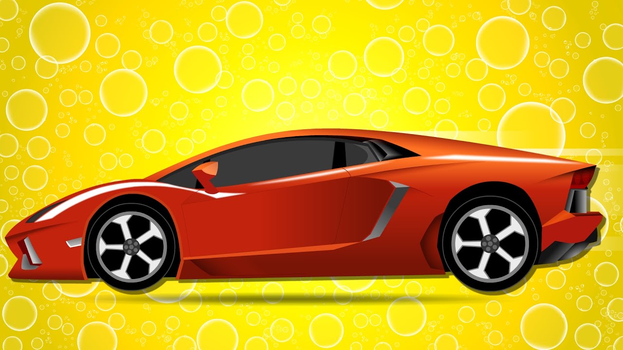 Sports Car Garage | Car Wash Videos | Street Vehicles | Racing Cars Cartoon  for Kids - YouTube