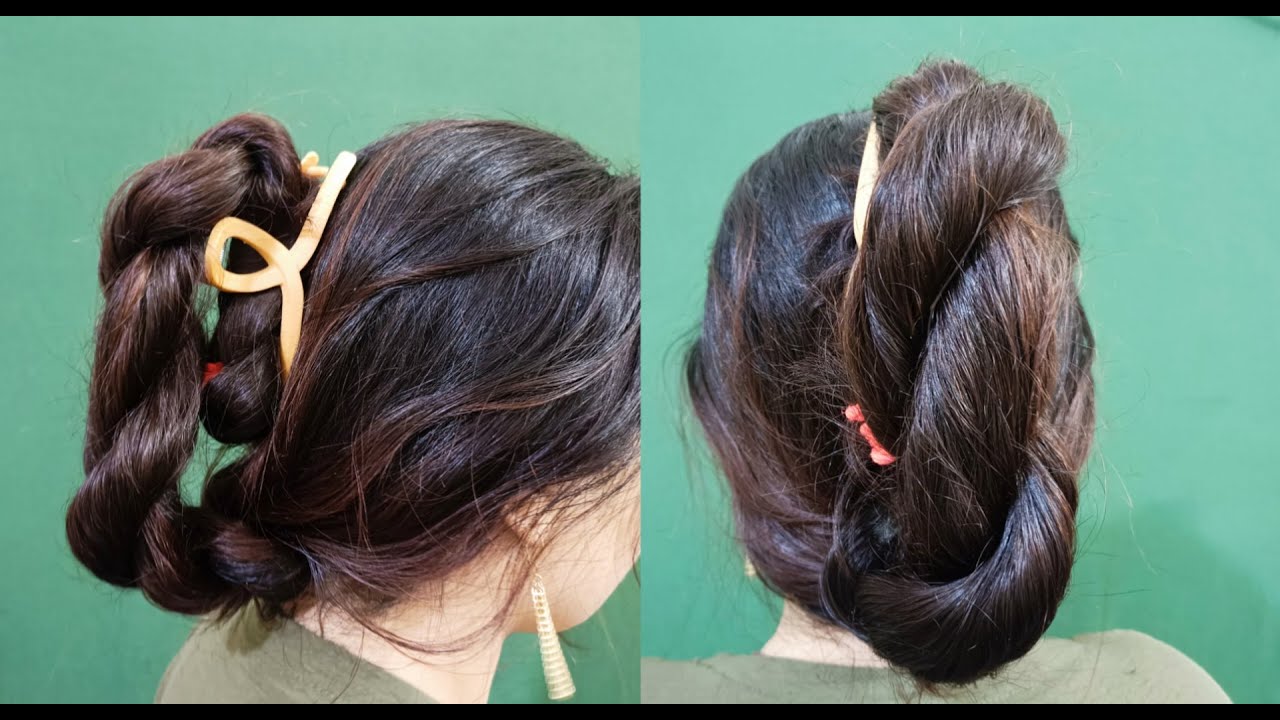 Hairstyle trainingWhat a beautiful and simple hairstyle😍😍Daily