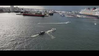 Chasing boaters Port Everglades