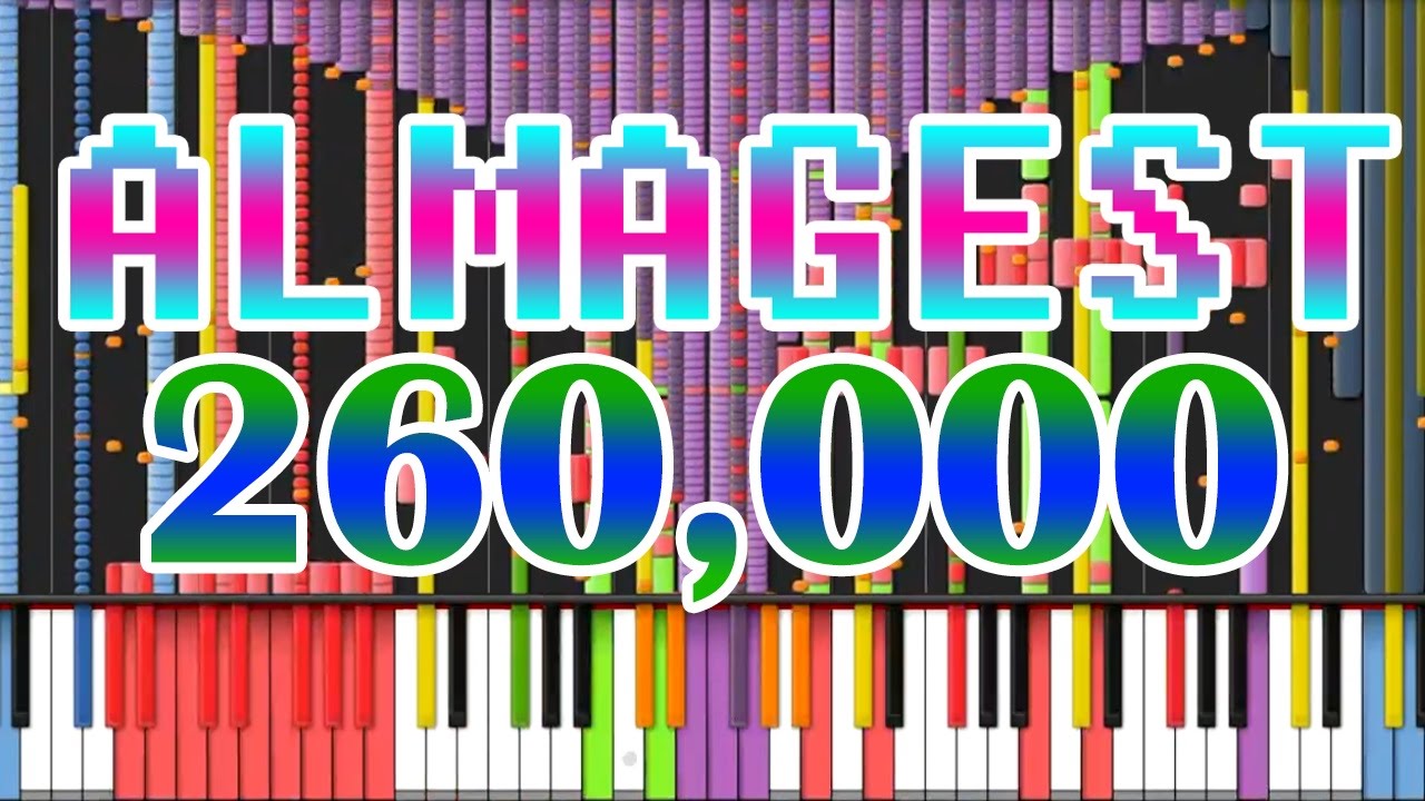 [Black MIDI] Synthesia - Almagest 260,000 - Galdeira (Beatmania IIDX 17: SIRIUS) Z-Doc & EpreTroll