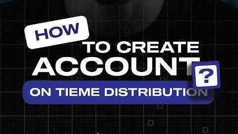 How to create a Distribution Account to release your song. #Tieme Distribution