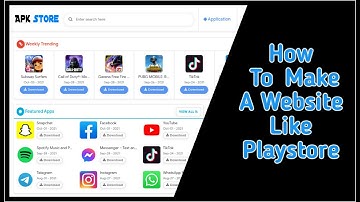 How To Make A Website Like PlayStore For Free || In Blogger || Developer Zone