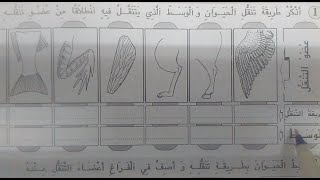 حل تمارين إيقاظ علمي سنة رابعة : التنفس الرئوي و الغلصمي / التنقل عند الحيوان