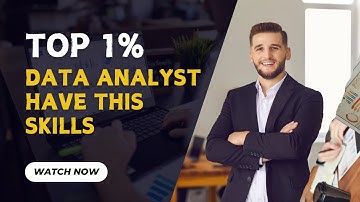 Master These Skills to Join the Top 1% Data Analyst || Skills You Need to Become a Top Data Analyst