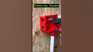 Mẹo Lắp Ổ Điện Âm Tường Gọn Gàng – Ai Cũng Làm Được! 🔧⚡ #shorts