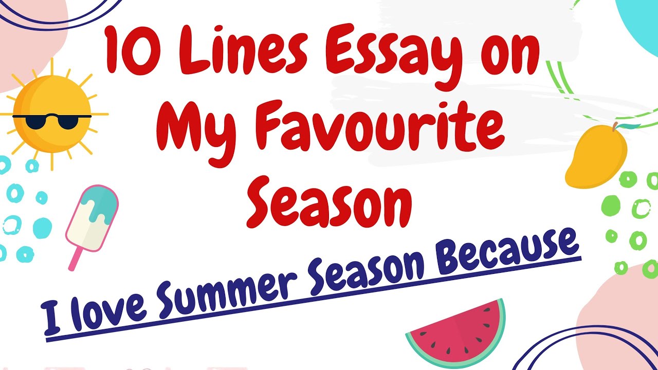 essay on summer season favourite