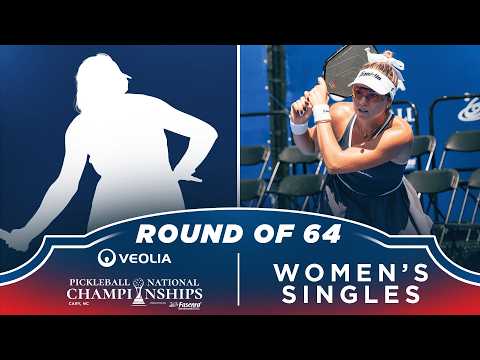 Marcela Aguila Ampon v Sofia Sewing at the Veolia Atlanta Pickleball Championships