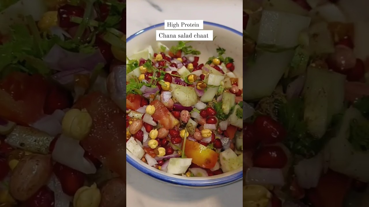 high Protein Chana Chaat high Protein salad | best healthy nashta breakfast 