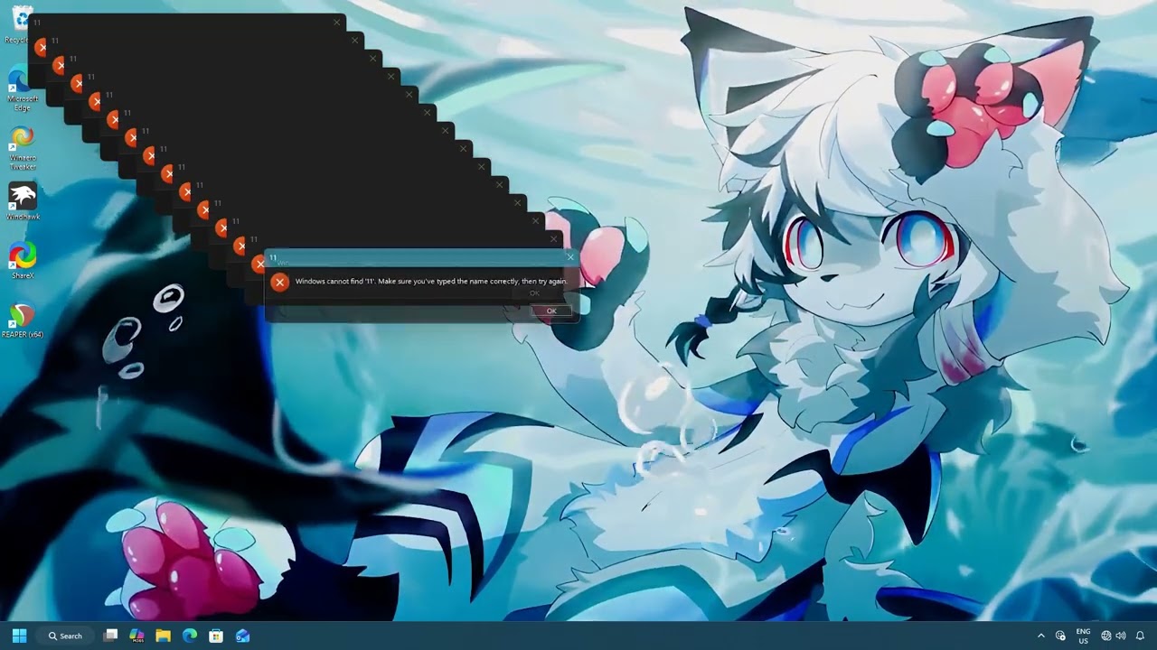 Windows 11 Crazy Error Vol 2. (Mini Preview)