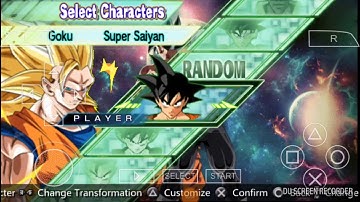 Dragon ball z shin budokai 2 all characters