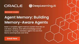 Famous Oracle x DeepLearning.AI: Build Memory-Aware AI Agents Wealth