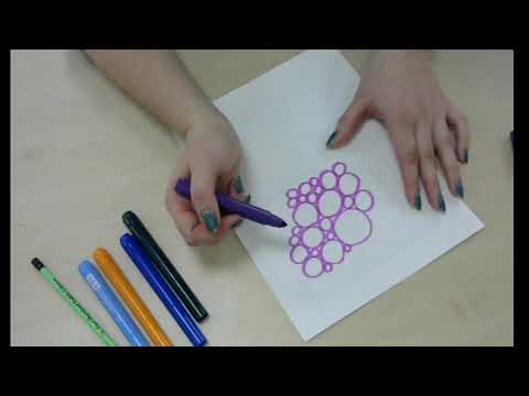 Doodles of Circles and Spirals with Miss Sandra