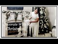 Christmas Tree & Mantle | Decorate With Me