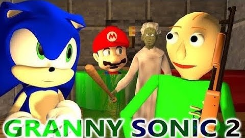 GRANNY VS SONIC AND BALDI PART 2 | HORROR GAME(MINECRAFT ANIMATION)-DAY 2 #reuploaded