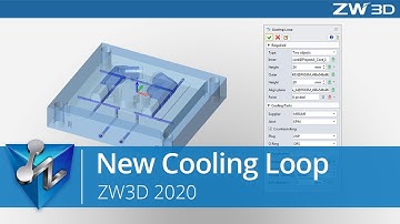 ZW3D 2020: New Cooling Loop