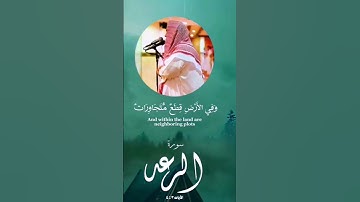 ماتيسر من سورة الرعد #الشيخ_يوسف_العيدروس