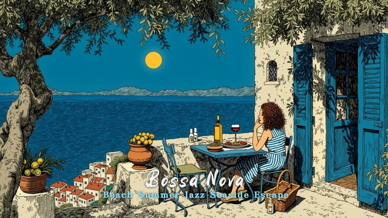 Летний побег на побережье с Smooth Bossa Nova Jazz