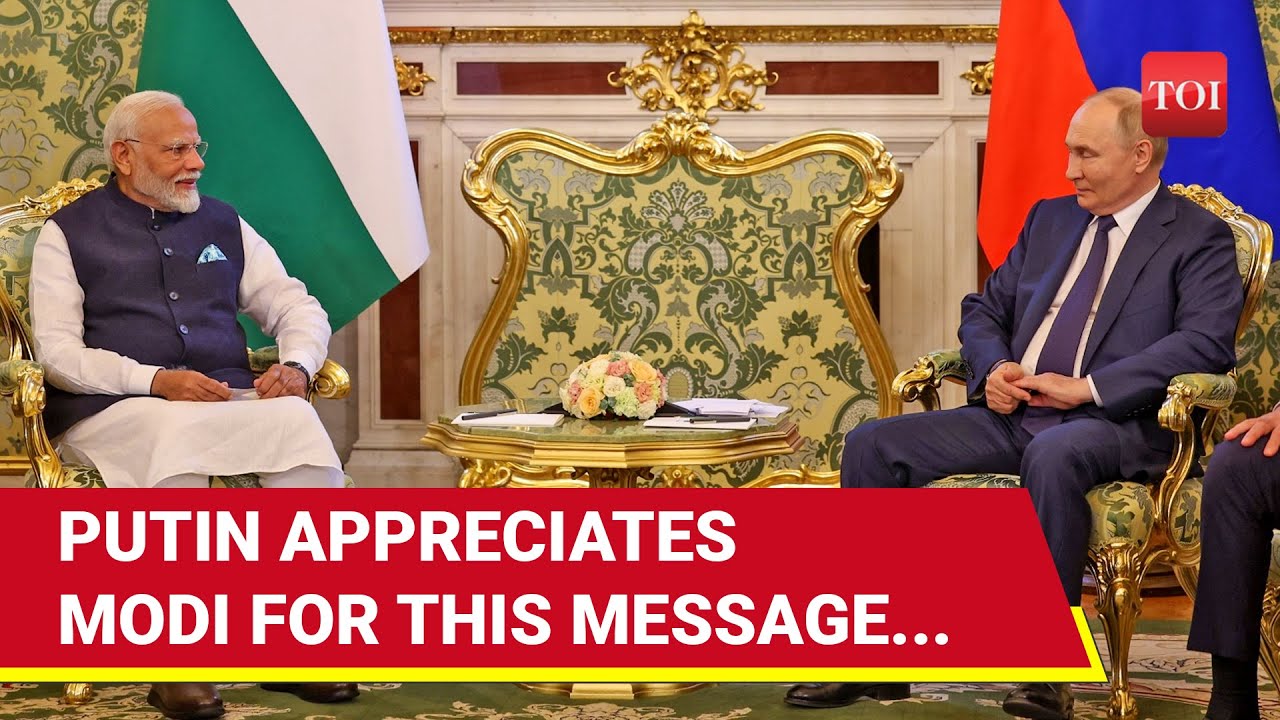 Putin Thanks Modi For Peace Solution; 'Death Of Kids Painful...Bombs & Guns Can't...' | Watch