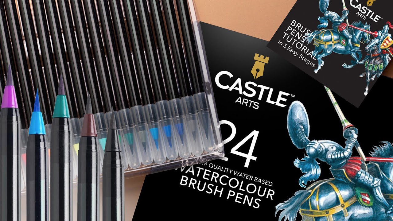 Castle Arts Themed 24 Colored Pencil Set in Tin Box