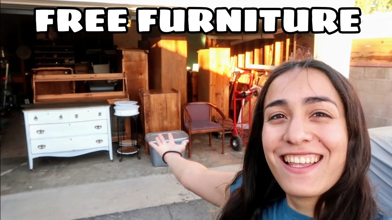 Finding Some CRAZY FREE Furniture On Facebook Market Place Vlog Style
