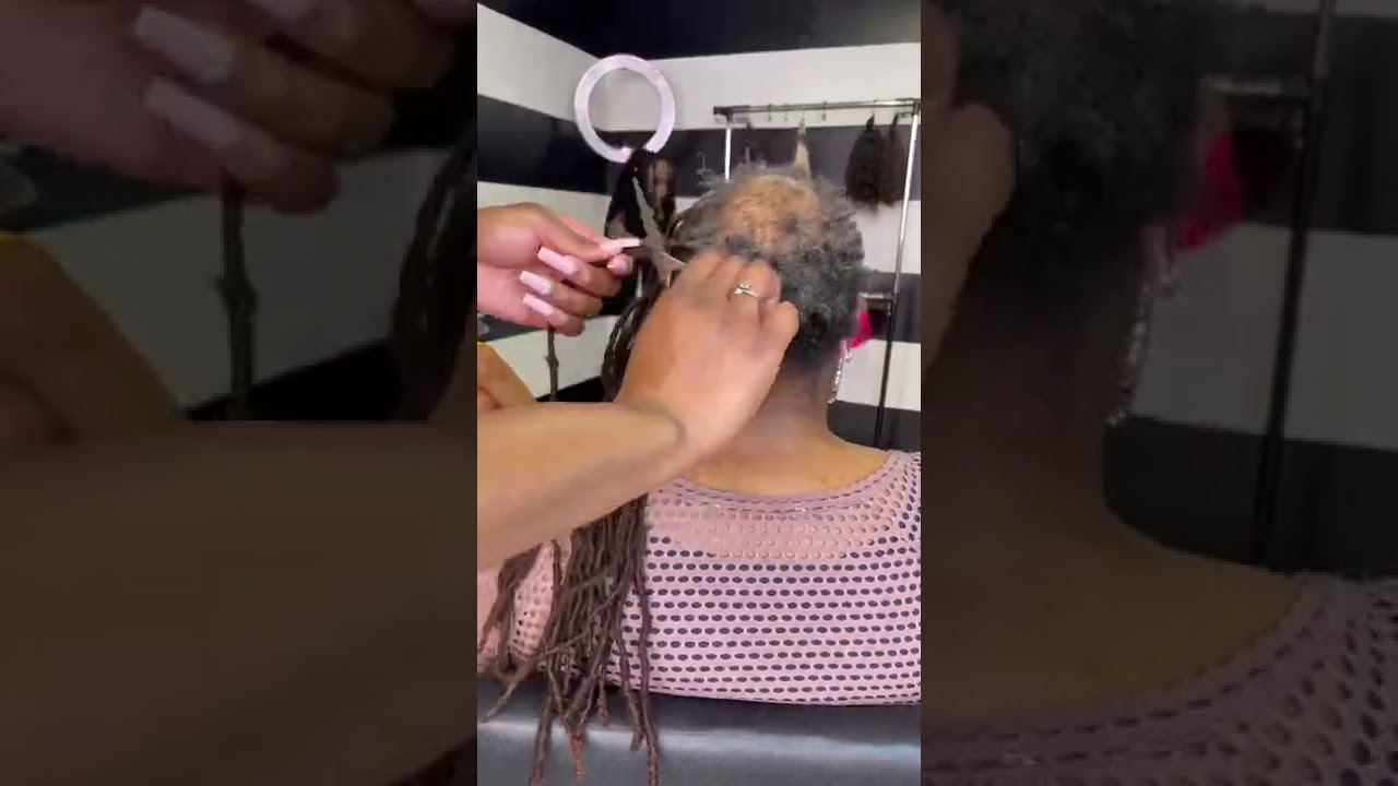 We cut her Locs! Watch the transforms! 