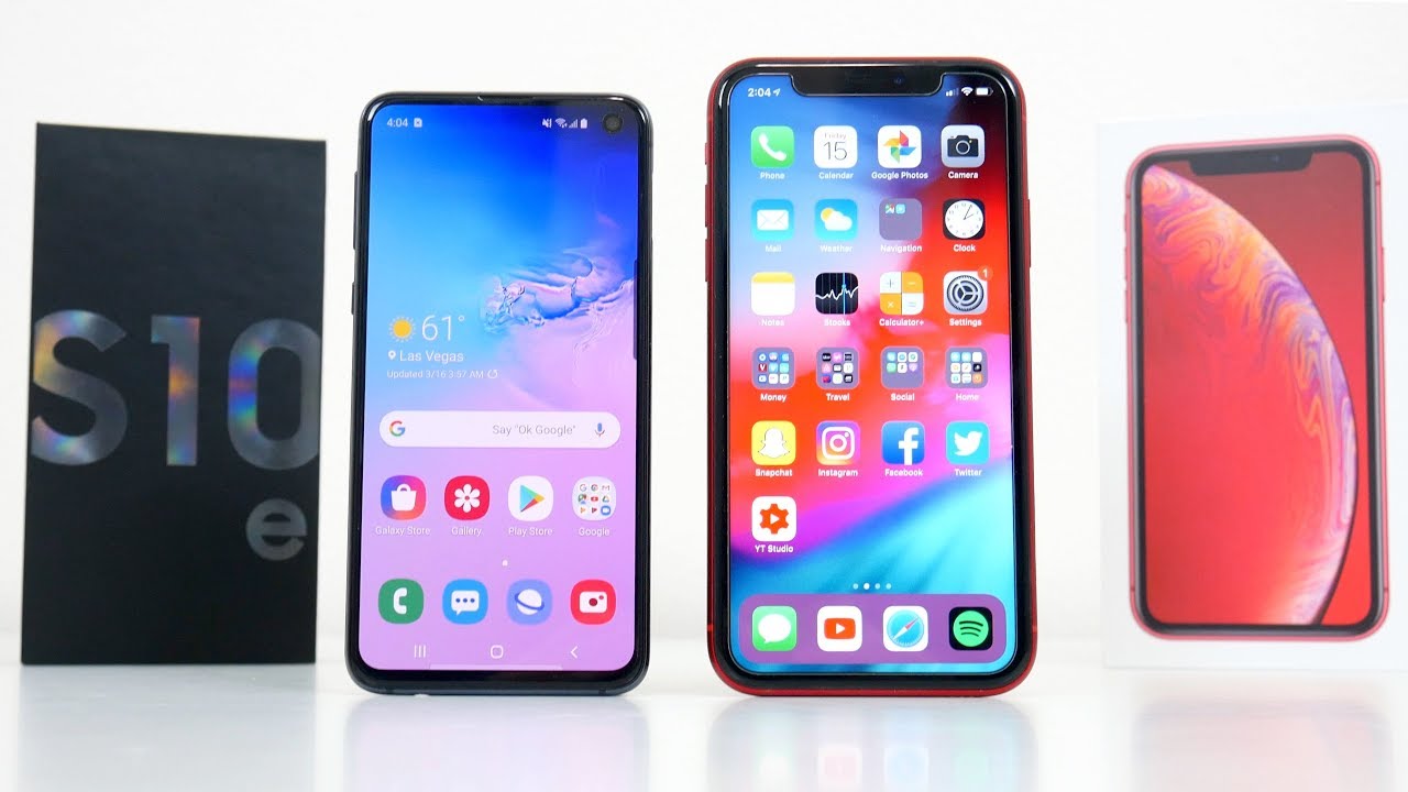 Samsung S10 Vs Iphone X