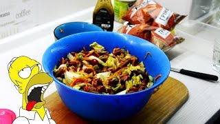Салат с охотничьими колбасками Салат с охотничьими колбасками
