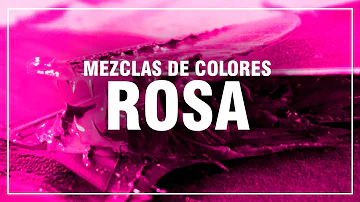 ¿Qué dos colores forman el rosa sin el blanco?