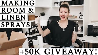 MAKING ROOM AND LINEN SPRAYS + 50K SUBSCRIBERS GIVEAWAY [CLOSED]