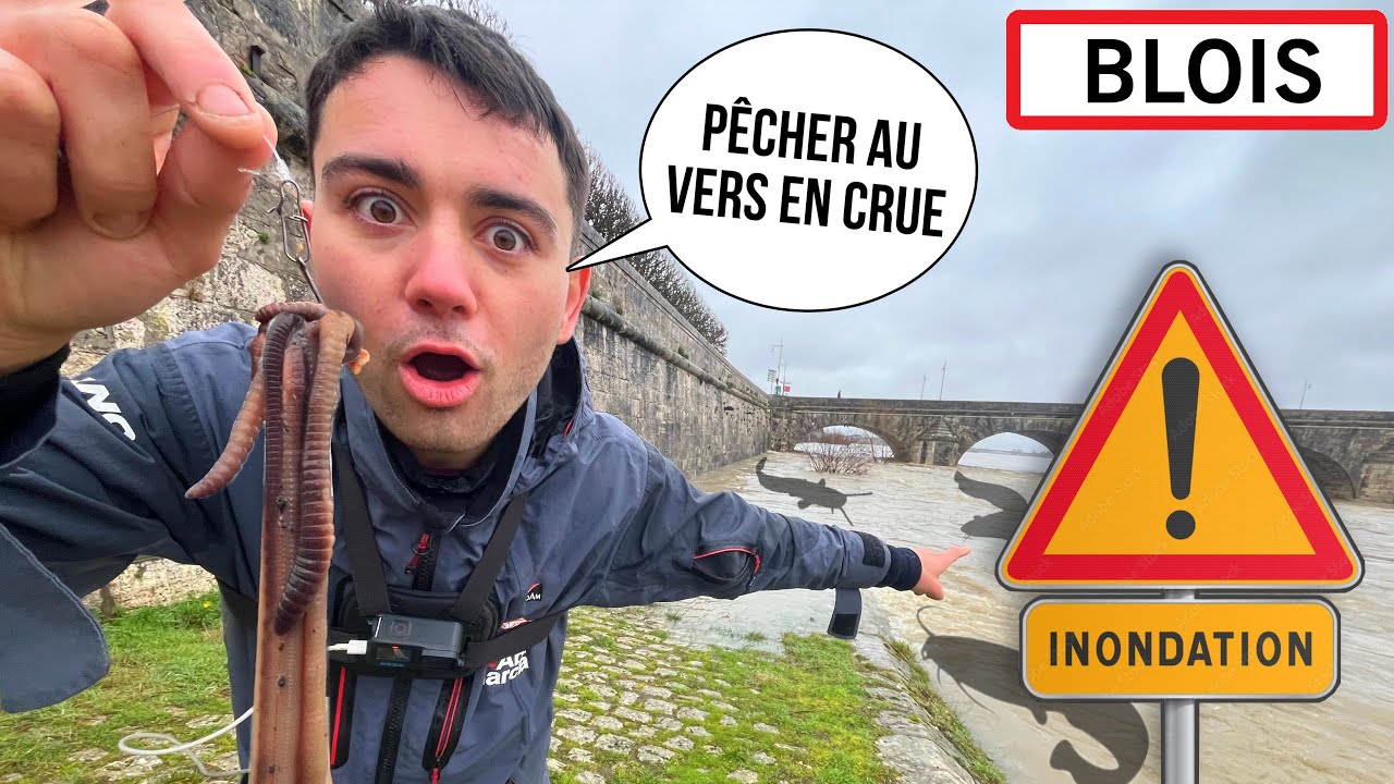 On cherche les GROS POISSONS en CRUE EXTRÊME dans la LOIRE à BLOIS ! ​