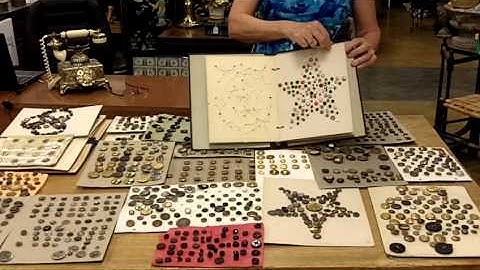 Antique Buttons & Vintage Buttons from our antiques mall.