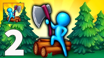 Lumber Master 3D - Gameplay Walkthrough Part 2 (iOS, Android)