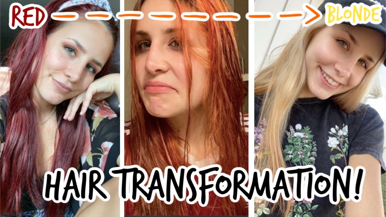 bold Postimpressionisme Megalopolis BLEACHING MY BRIGHT RED HAIR TO BLONDE! *yIkEs* - YouTube