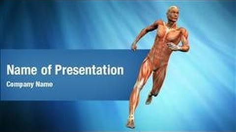 Body Muscles PowerPoint Video Template Backgrounds - DigitalOfficePro #01093V