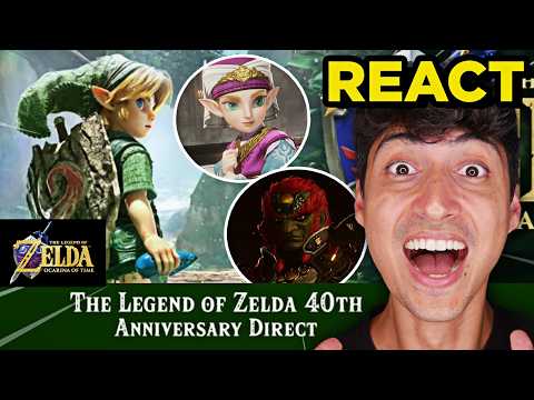 OCARINA OF TIME REMAKE IS GORGEOUS AND PERFECT! Zelda 40th Anniversary Direct REACT