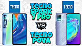 Tecno Spark 7 Pro Vs Tecno Pova Specification Comparison Features Price