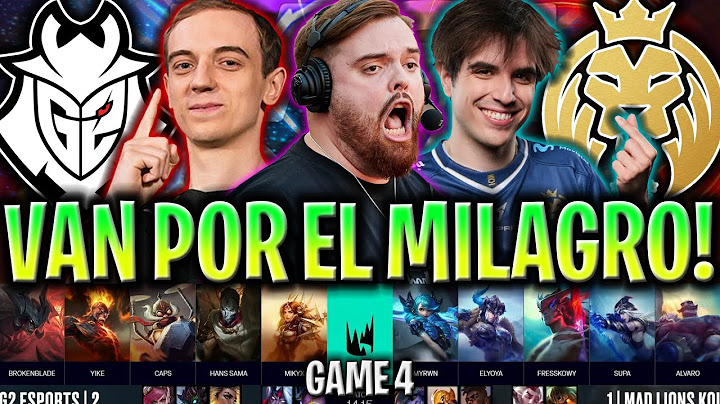 PUEDE MAD KOI HACER EL MILAGRO CONTRA CAPS? - MDK vs G2 Game 4 LEC GRAND FINALS 2024 ESPAÑOL
