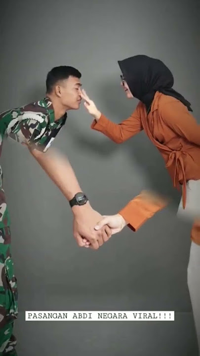 Pasangan Romantis TNI abdinegara viral tik tok #pasangan #fotostudio
