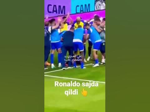 Ronaldo sajda qildi - YouTube