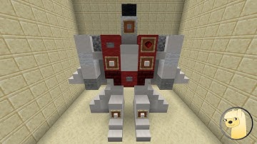 Minecraft - How To Build Transformers G1 Fireflight Robot Mode!