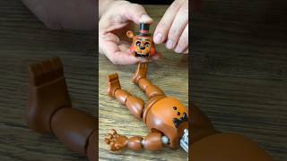 Assembling Toy Freddy Jazwares Endo Series #asmr #fnaf#toys #freddy #jazwares #endoskeleton #shorts