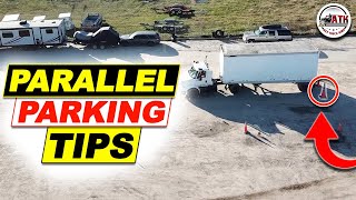 Parallel Parking a Semi-Truck - Step by Step Tractor Trailer Parking Tips screenshot 5