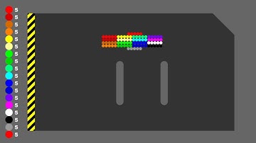 Shutter Crush | Algodoo Survival Marble Race